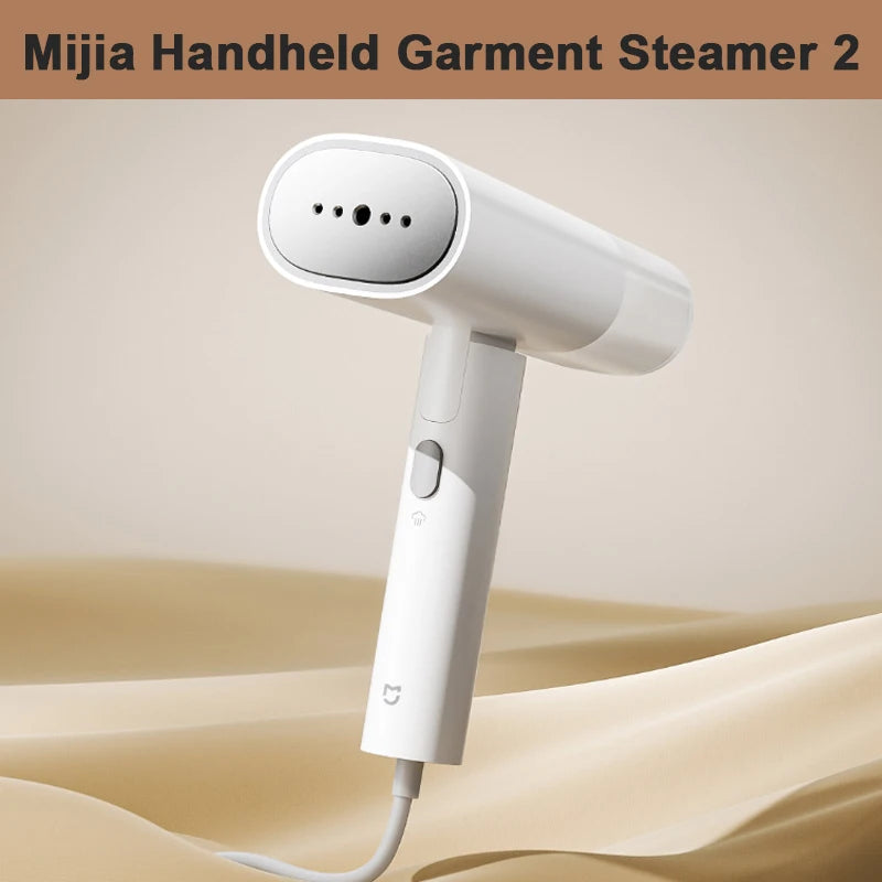 XIAOMI MIJIA Handheld Garment Steamer Iron - Portable Fabric Steam Cleaner & Mite Remover