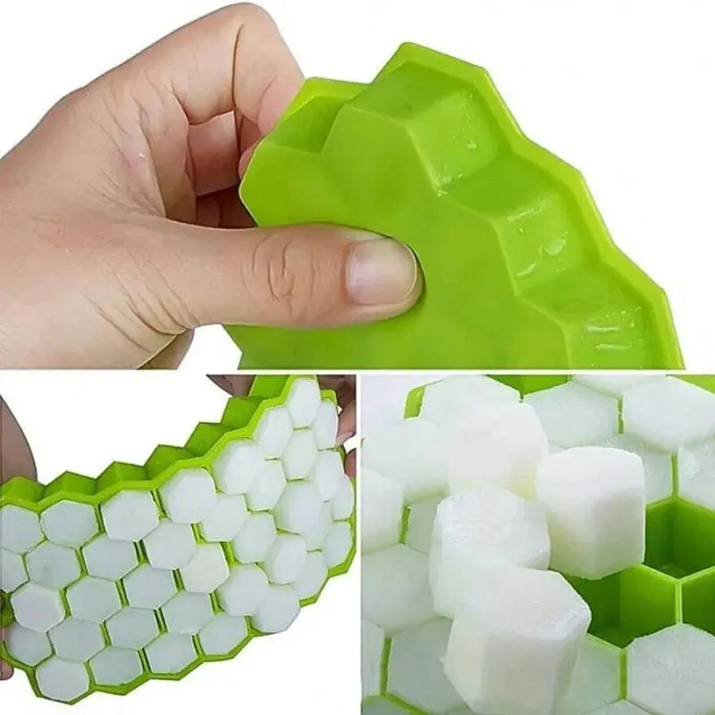 37-Cube Honeycomb Ice Tray - DIY Ice Mold