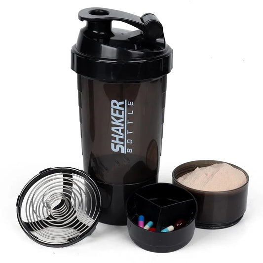 Tri-Layer Protein Shaker: Ultimate fitness mixer