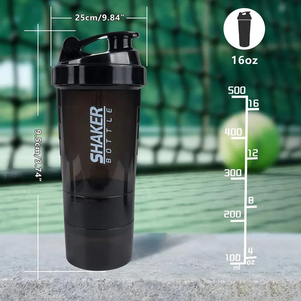 Tri-Layer Protein Shaker: Ultimate fitness mixer