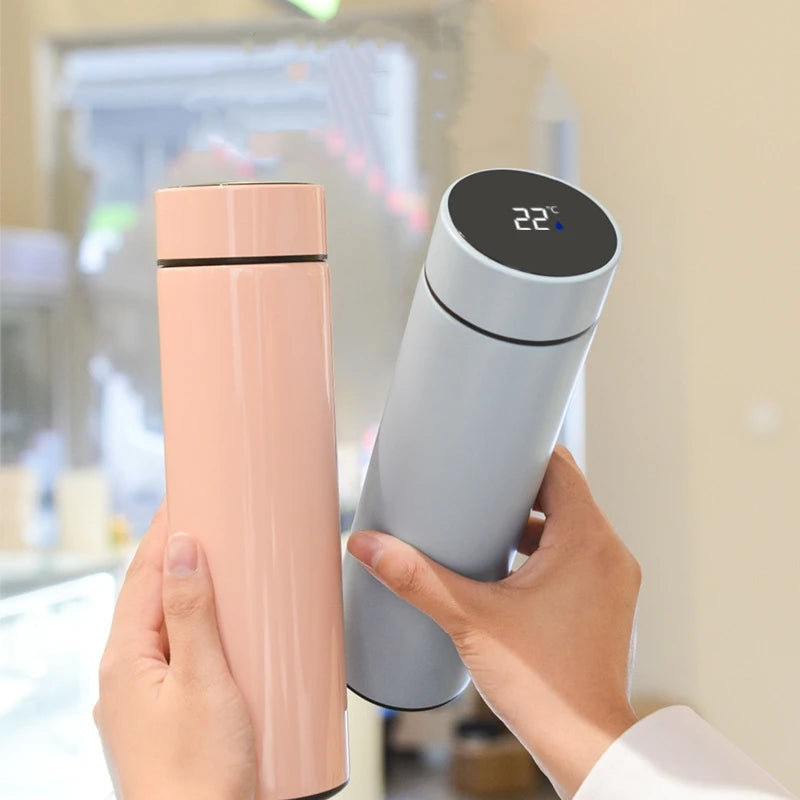 Smart Digital Thermos Bottle with Temperature Display