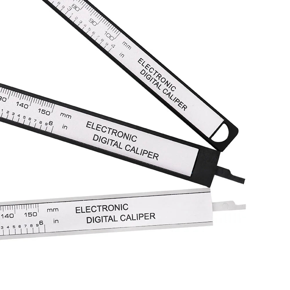 Digital Carbon Fiber Caliper - 150mm/100mm Vernier Micrometer Gauge