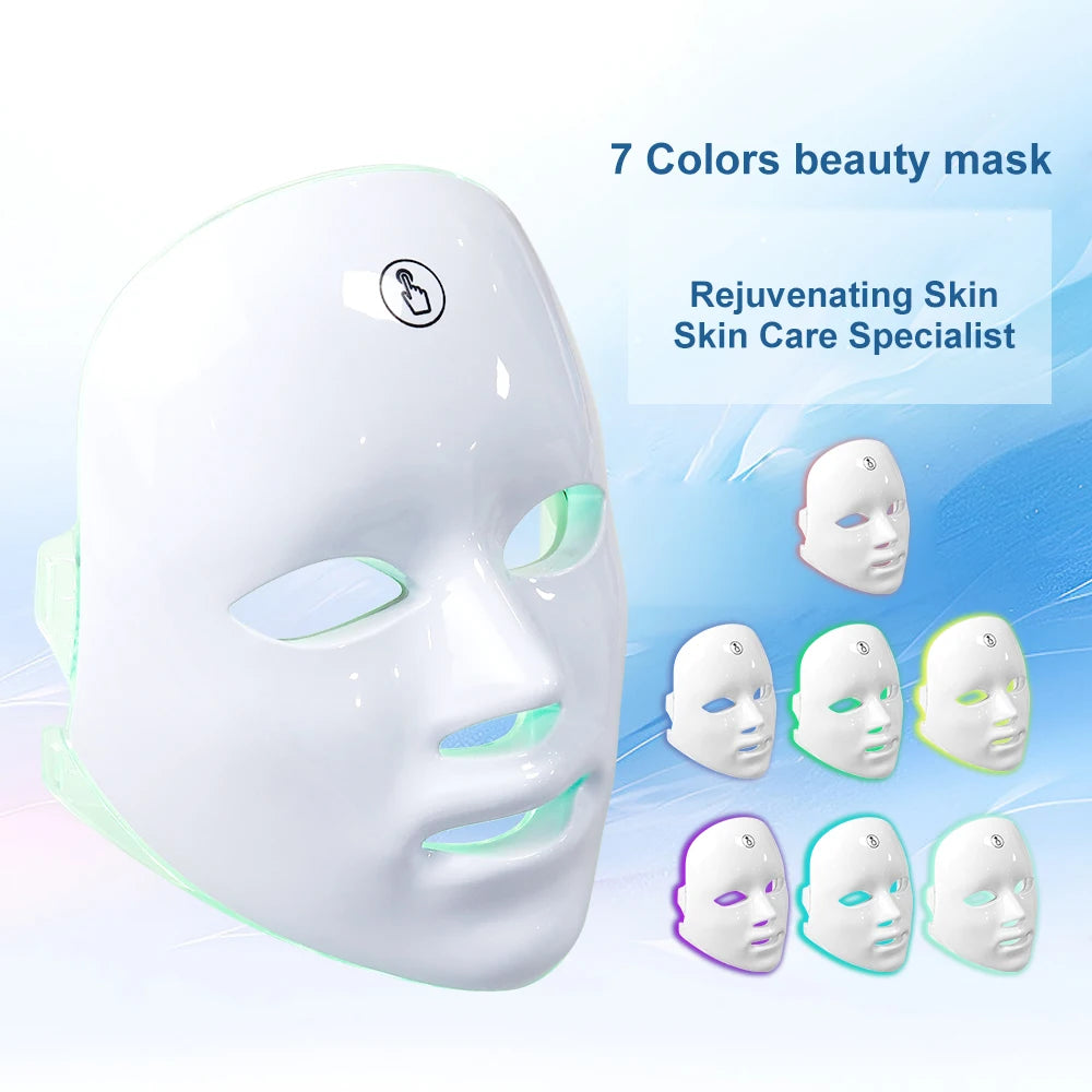 LED Light Therapy Mask for Skin Rejuvenation & Acne Care