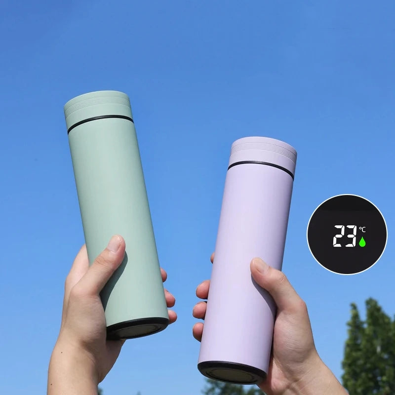 Smart Digital Thermos Bottle with Temperature Display