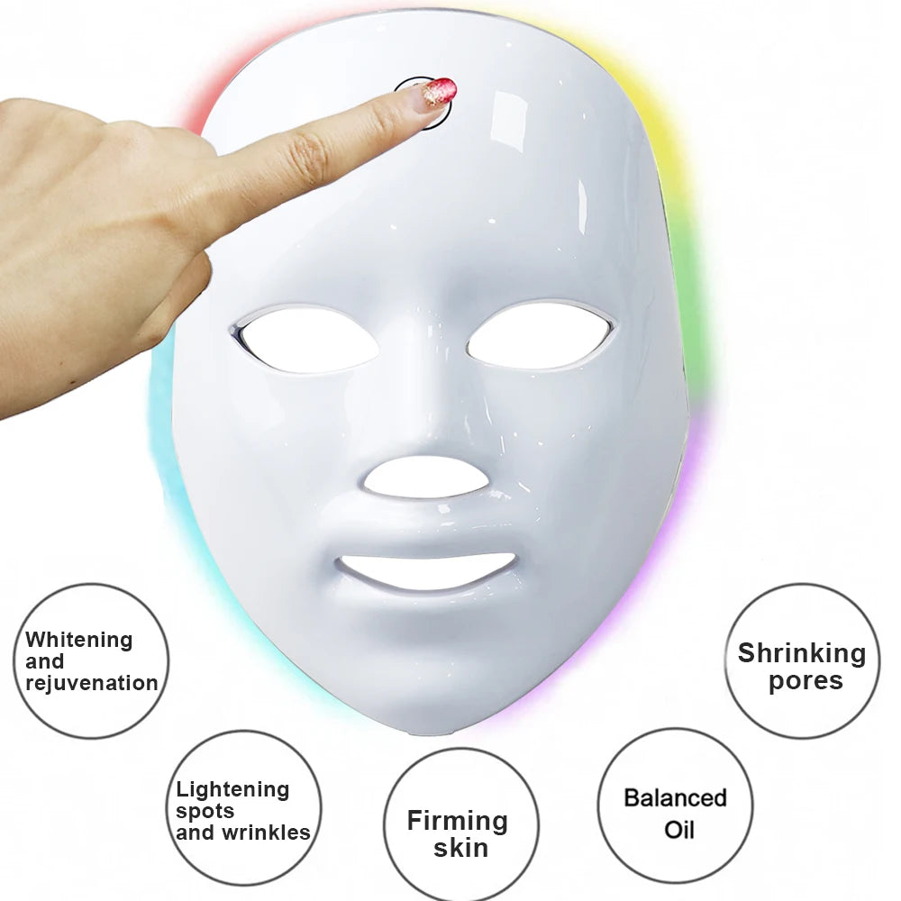 LED Light Therapy Mask for Skin Rejuvenation & Acne Care