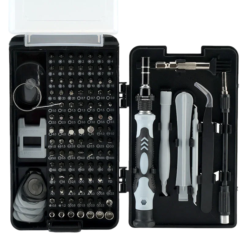 116-piece magnetic screwdriver, Set: Black Edition