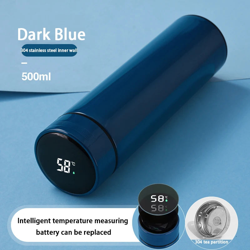 Smart Digital Thermos Bottle with Temperature Display