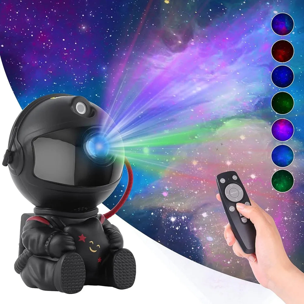 Astronaut Galaxy Star Projector - LED Night Light