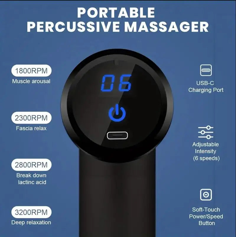 Mini Muscle Pro: Portable Deep Tissue Handheld Percussion Massager