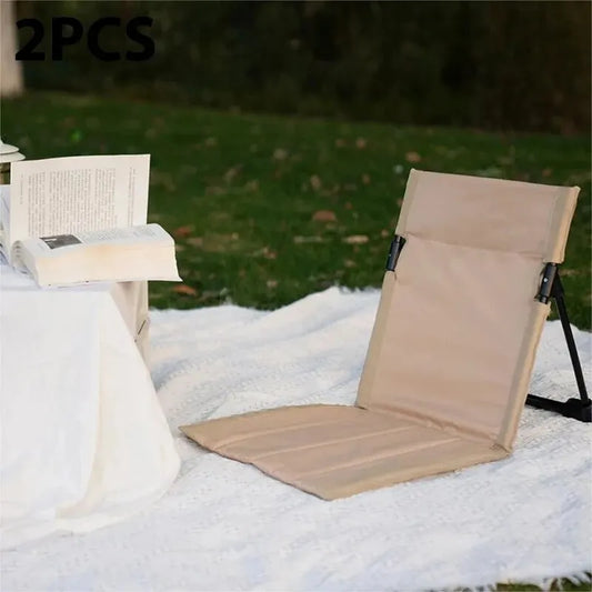 Outdoor Foldable Camping Chair with Backrest